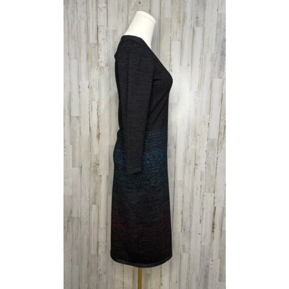 Trina Turk Women's Black Space-Dye Ombre Sweater Dress Size Small - Picture 3 of 9